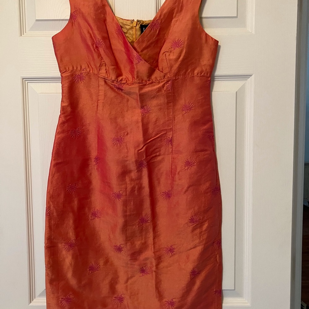Silk dress.